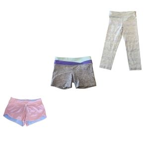 3 Ivivva items by Lululemon Size 8 Youth Shorts/Leggings